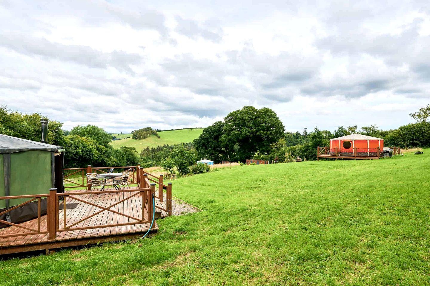 Delightful Yurt with Spacious Colorful Interior in England