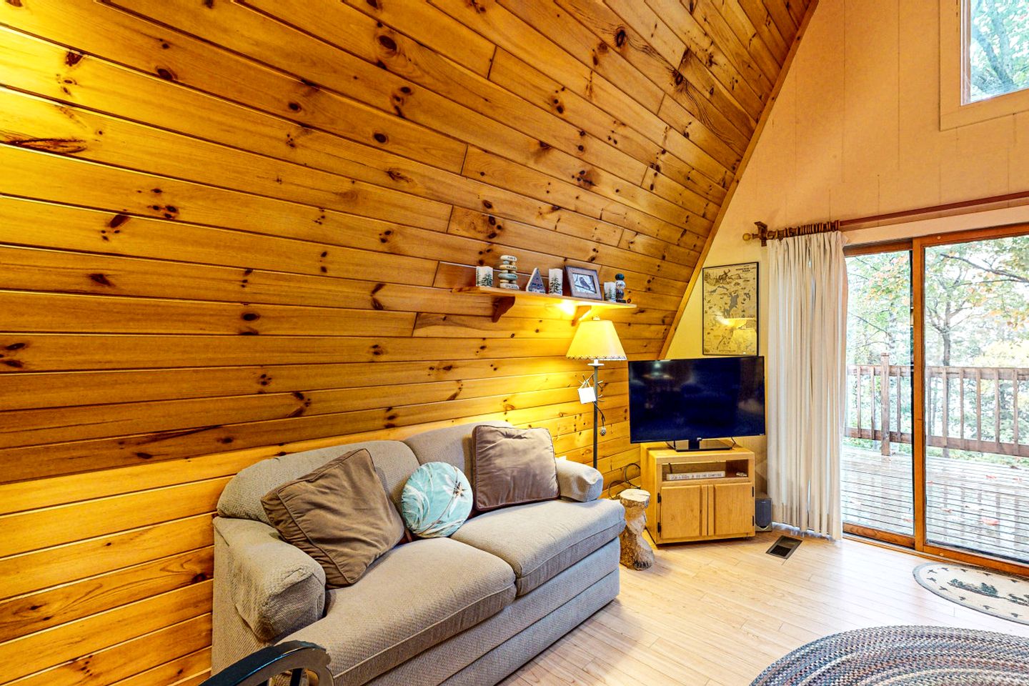 Heavenly Lake A-Frame with Modern Interior in Maine