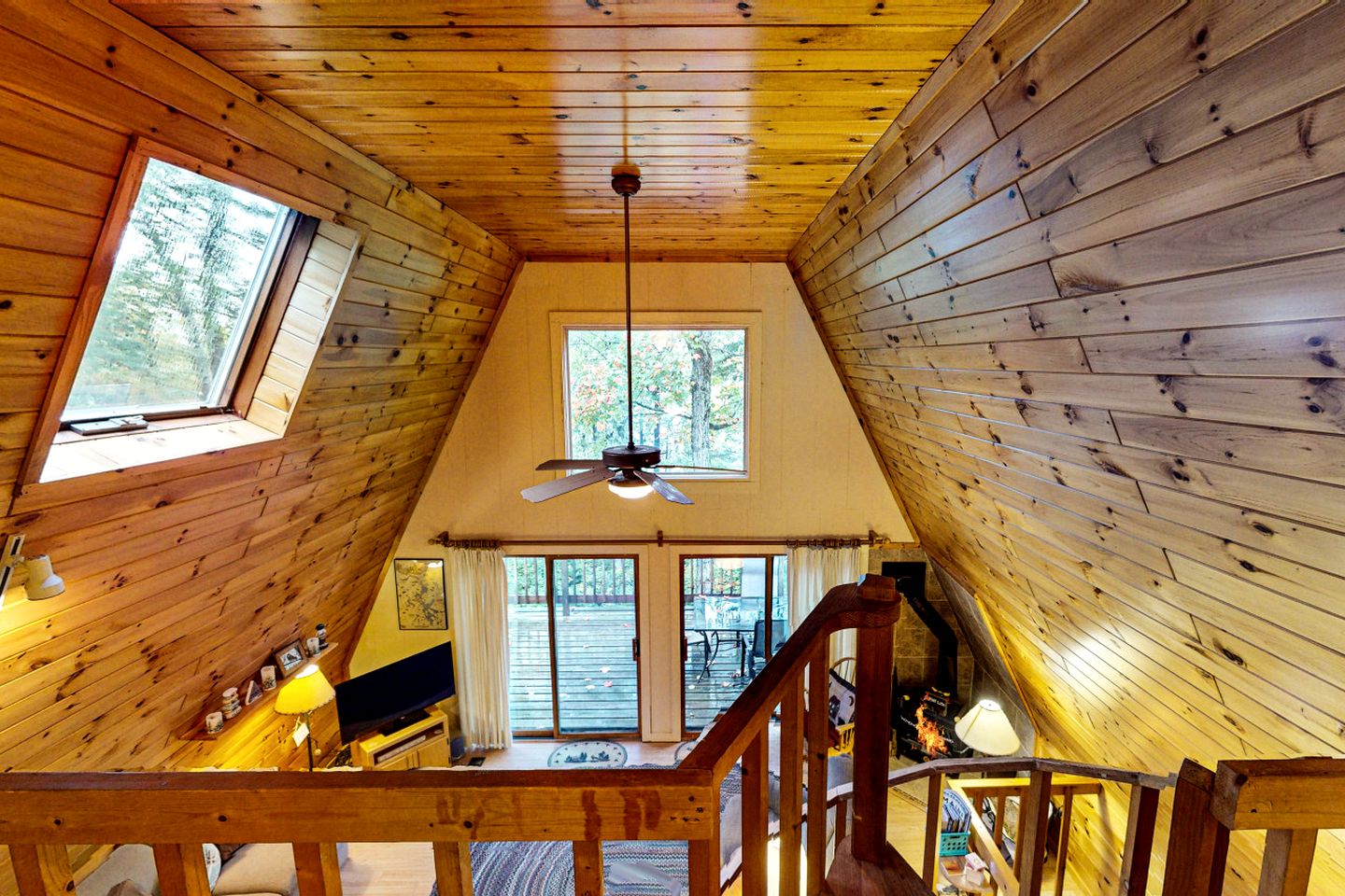 Heavenly Lake A-Frame with Modern Interior in Maine