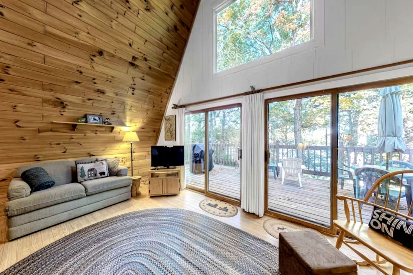 Heavenly Lake A-Frame with Modern Interior in Maine