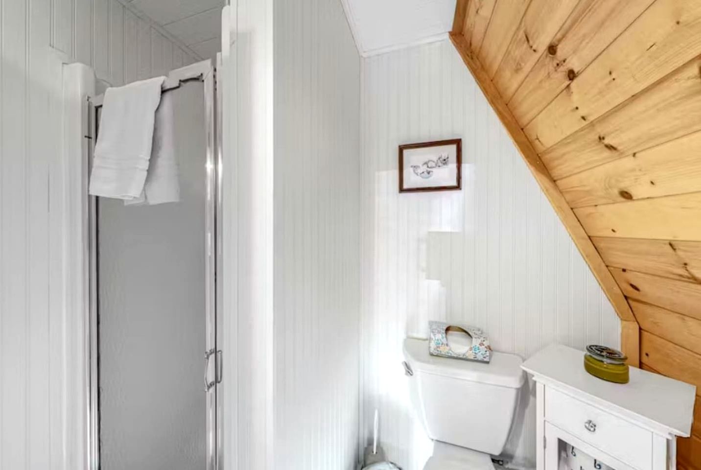 Heavenly Lake A-Frame with Modern Interior in Maine