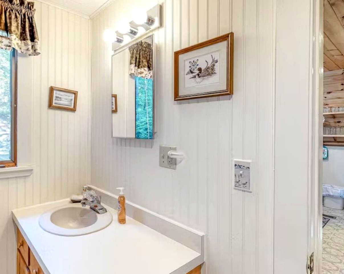 Heavenly Lake A-Frame with Modern Interior in Maine