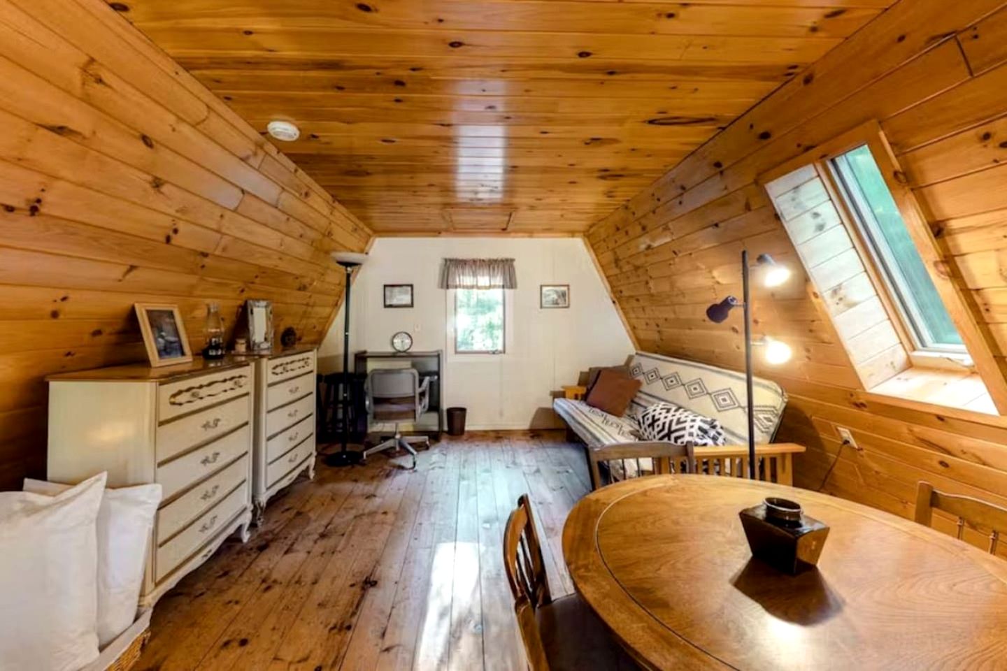 Heavenly Lake A-Frame with Modern Interior in Maine