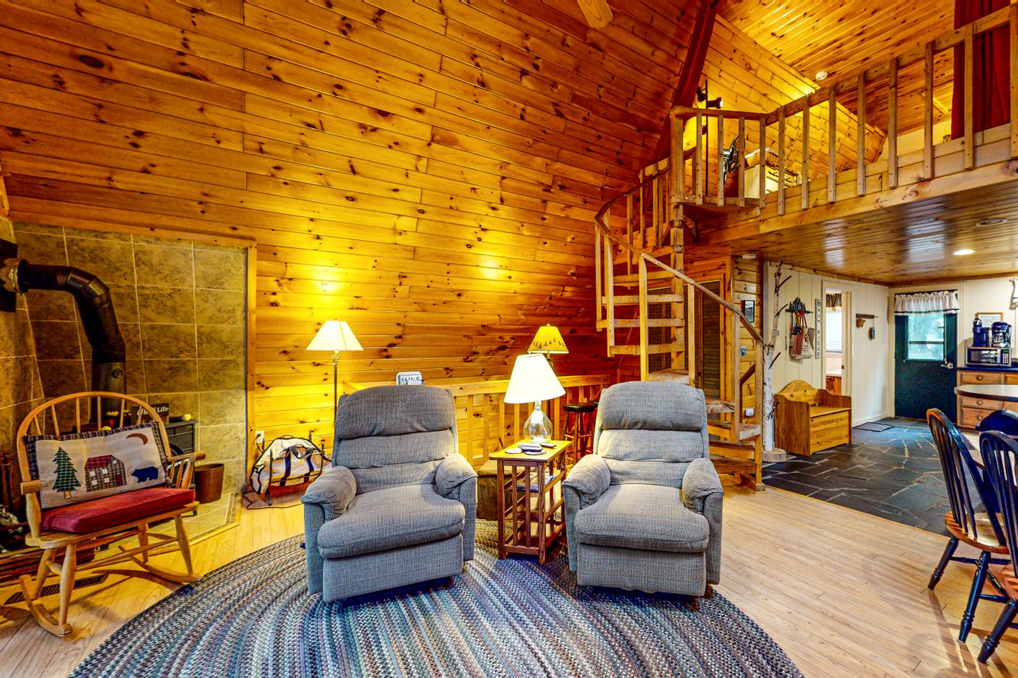 Heavenly Lake A-Frame with Modern Interior in Maine