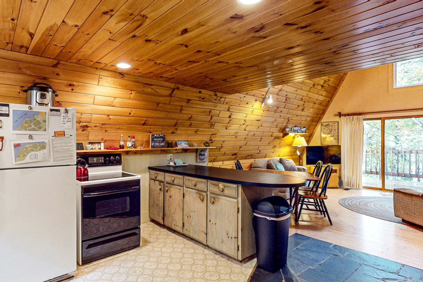 Heavenly Lake A-Frame with Modern Interior in Maine