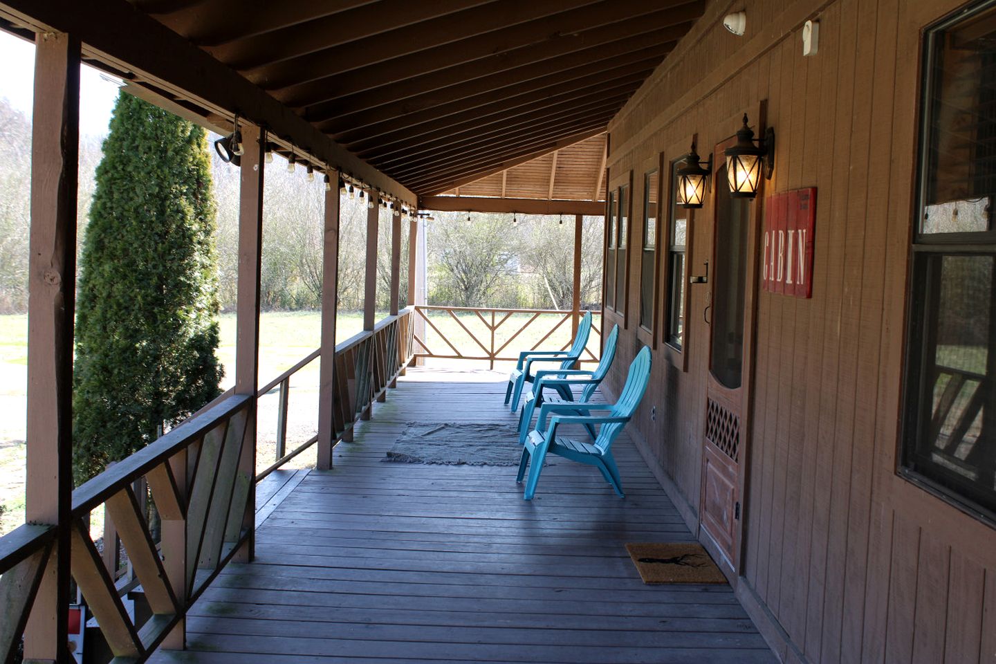 Creek Cabin with Fire Pit Loaded with Kayaks in Arkansas