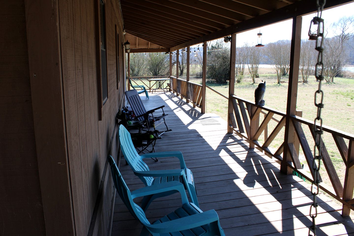 Creek Cabin with Fire Pit Loaded with Kayaks in Arkansas