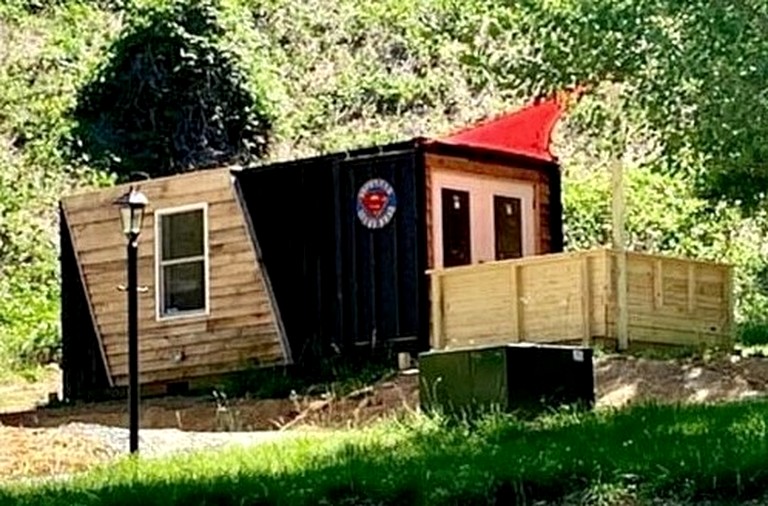 Incredible Superhero-Themed Container near Bryson City, North Carolina