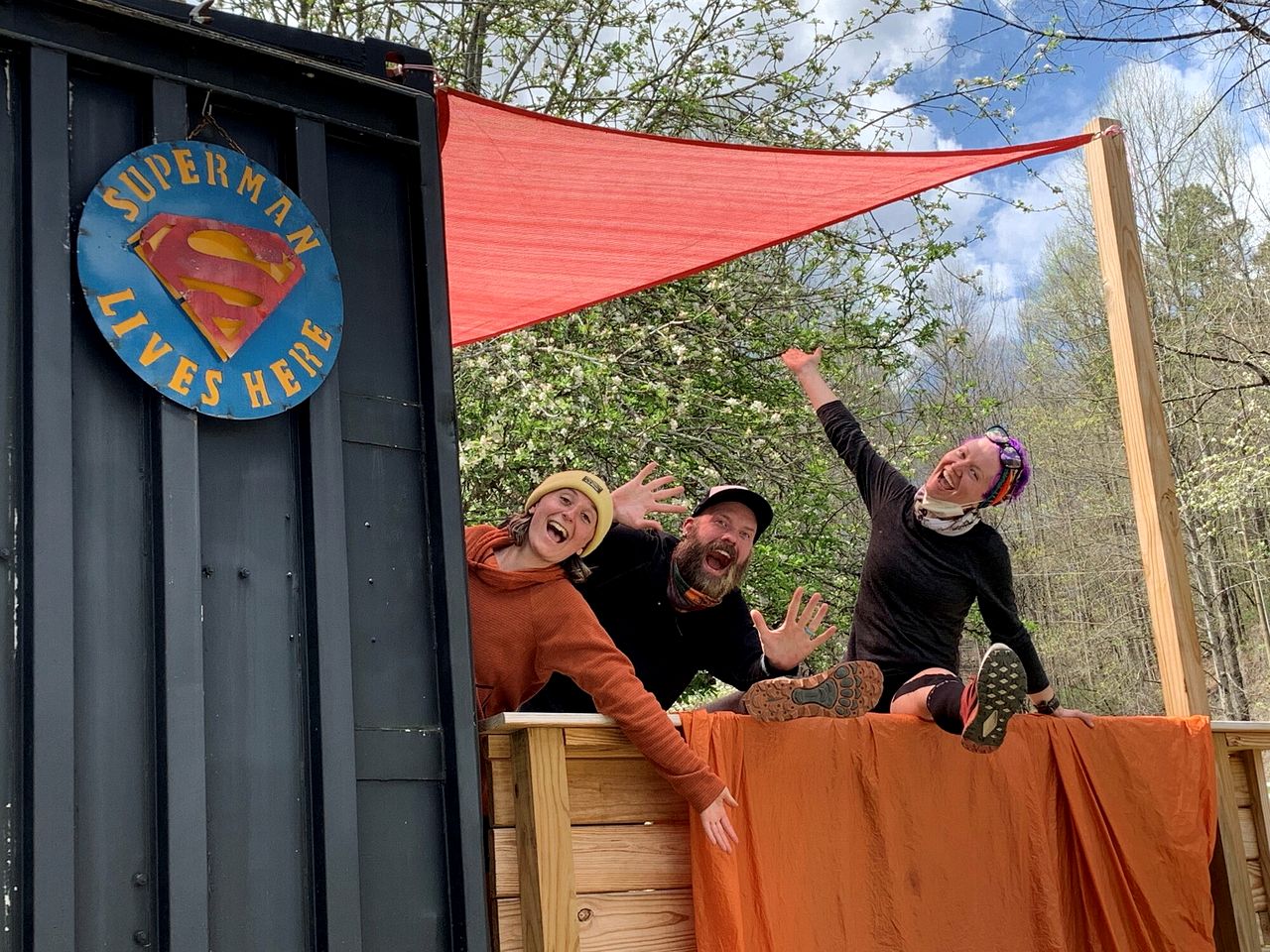 Incredible Superhero-Themed Container near Bryson City, North Carolina