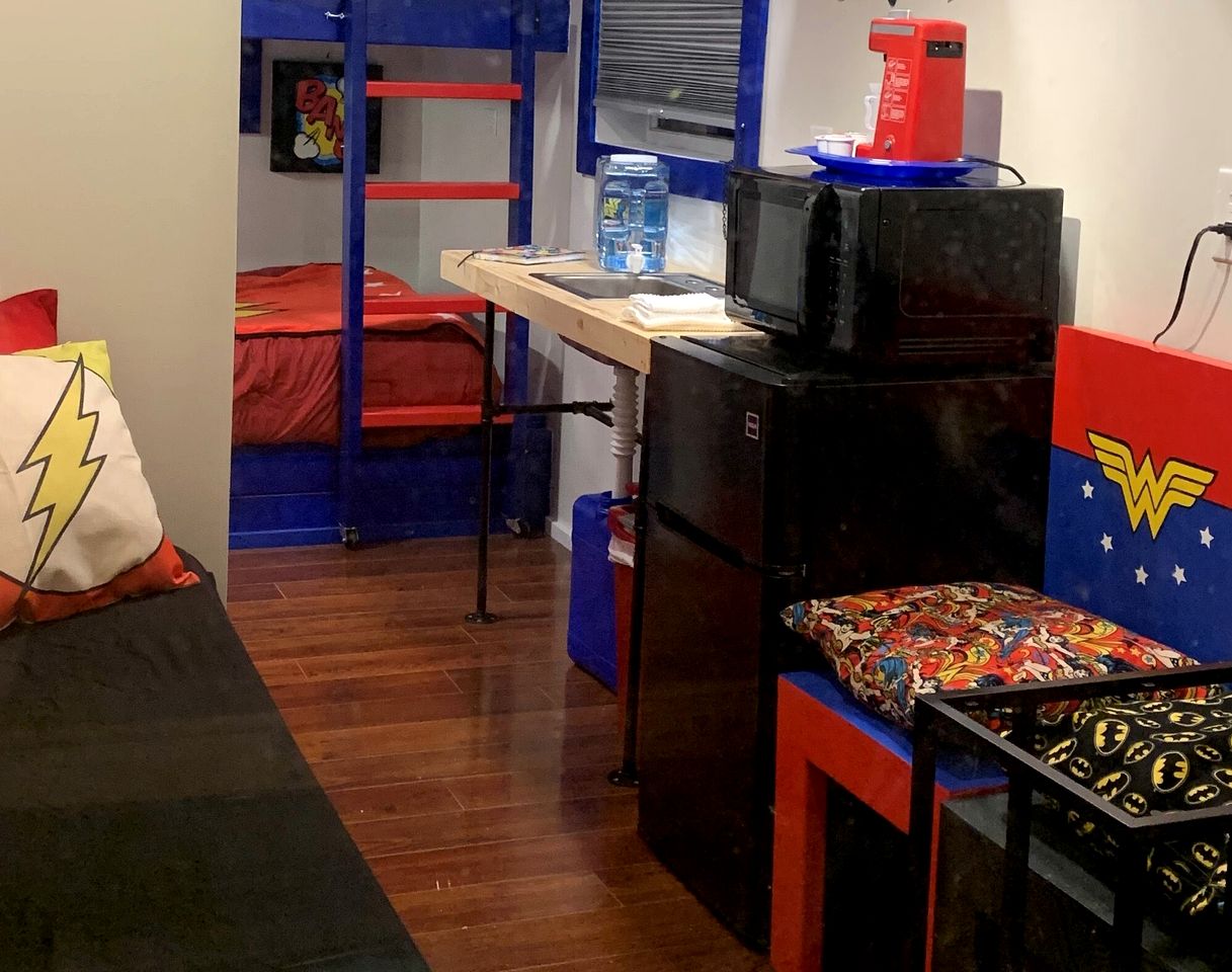 Incredible Superhero-Themed Container near Bryson City, North Carolina