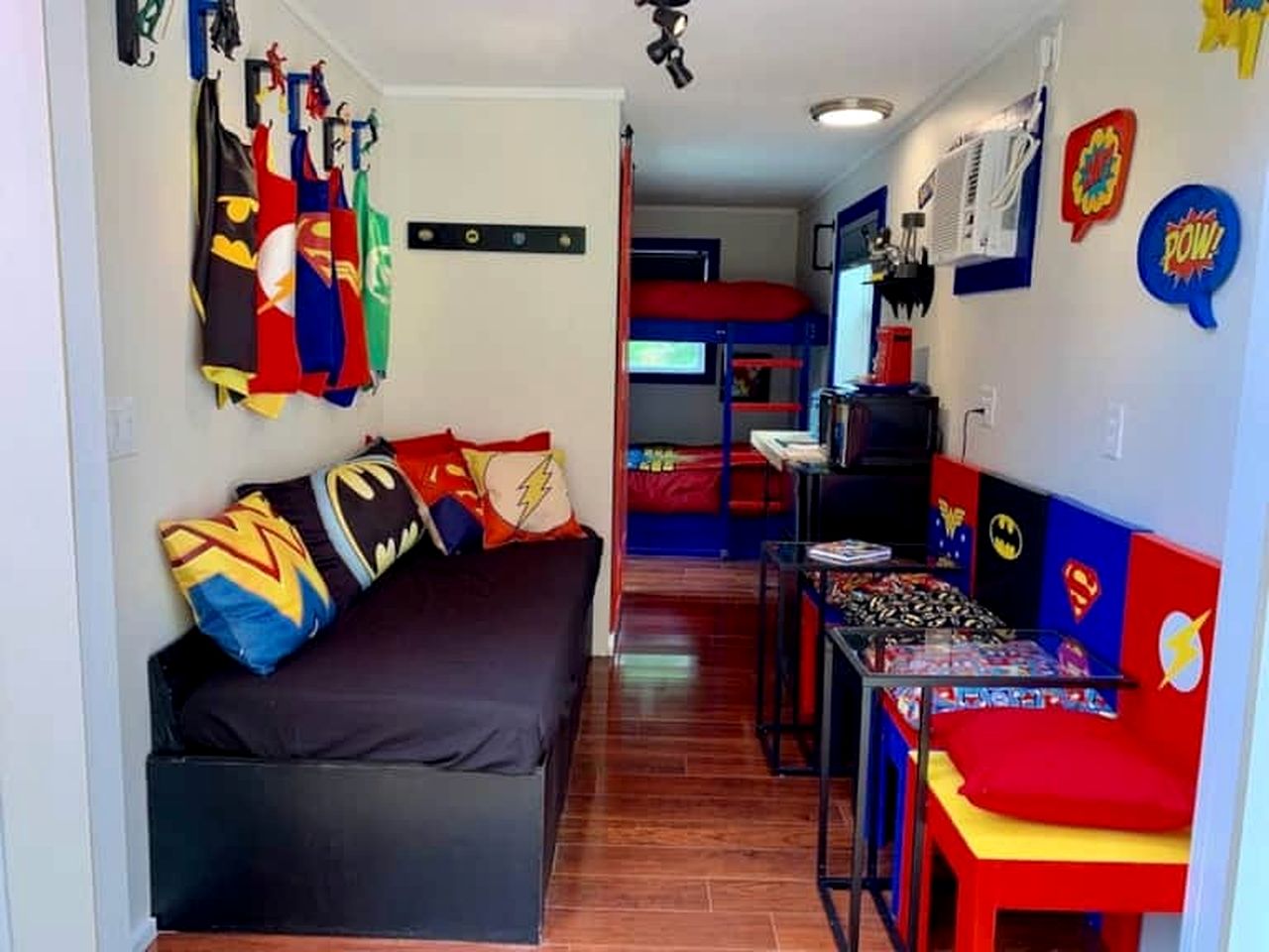 Incredible Superhero-Themed Container near Bryson City, North Carolina