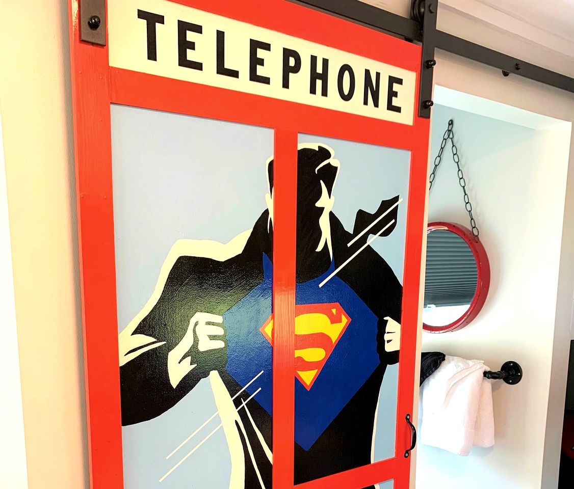 Incredible Superhero-Themed Container near Bryson City, North Carolina