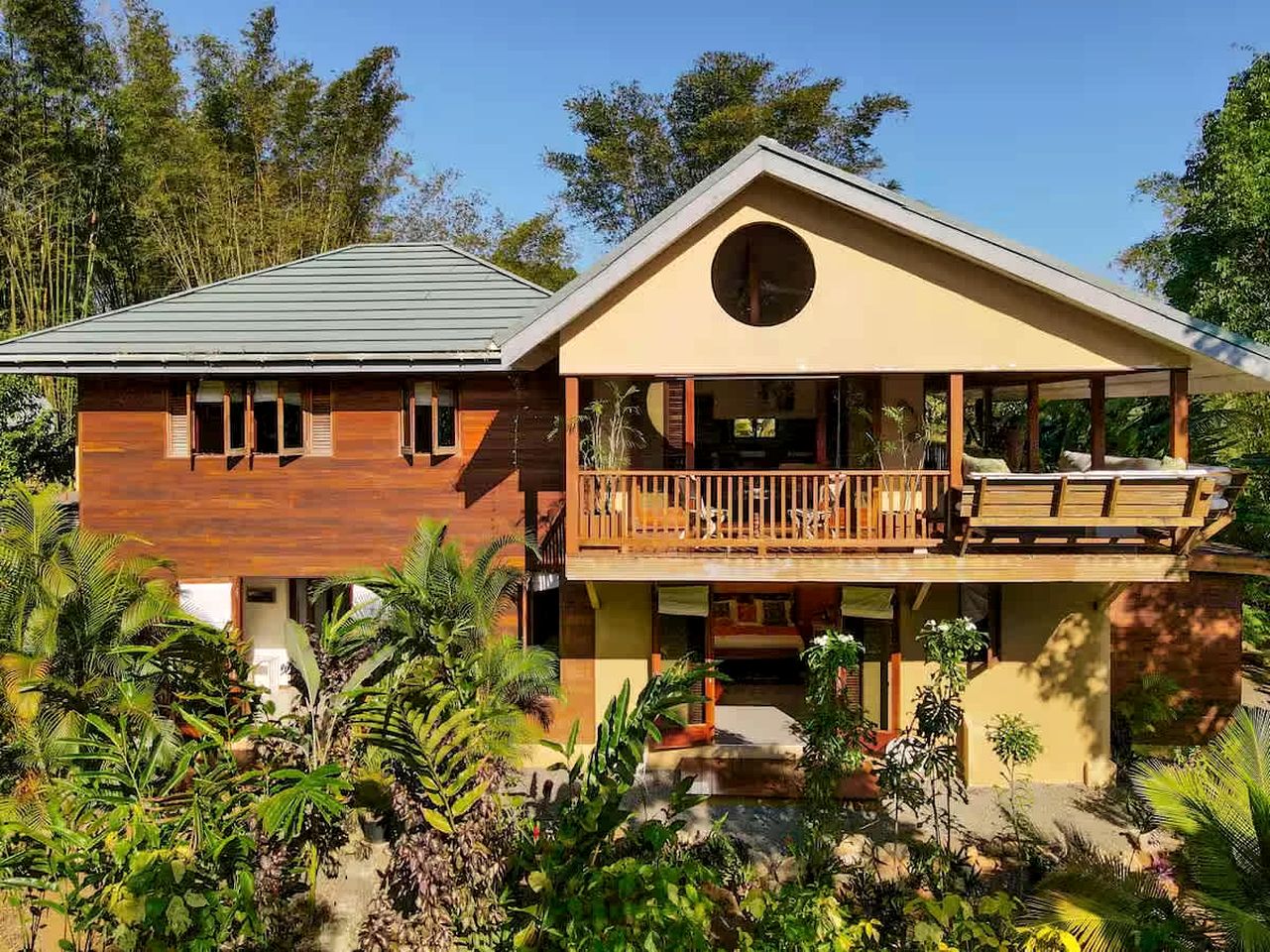 Peaceful Tropical Villa Escape with Private Pool, Lush Gardens & Open Air Living in Portland, Jamaica