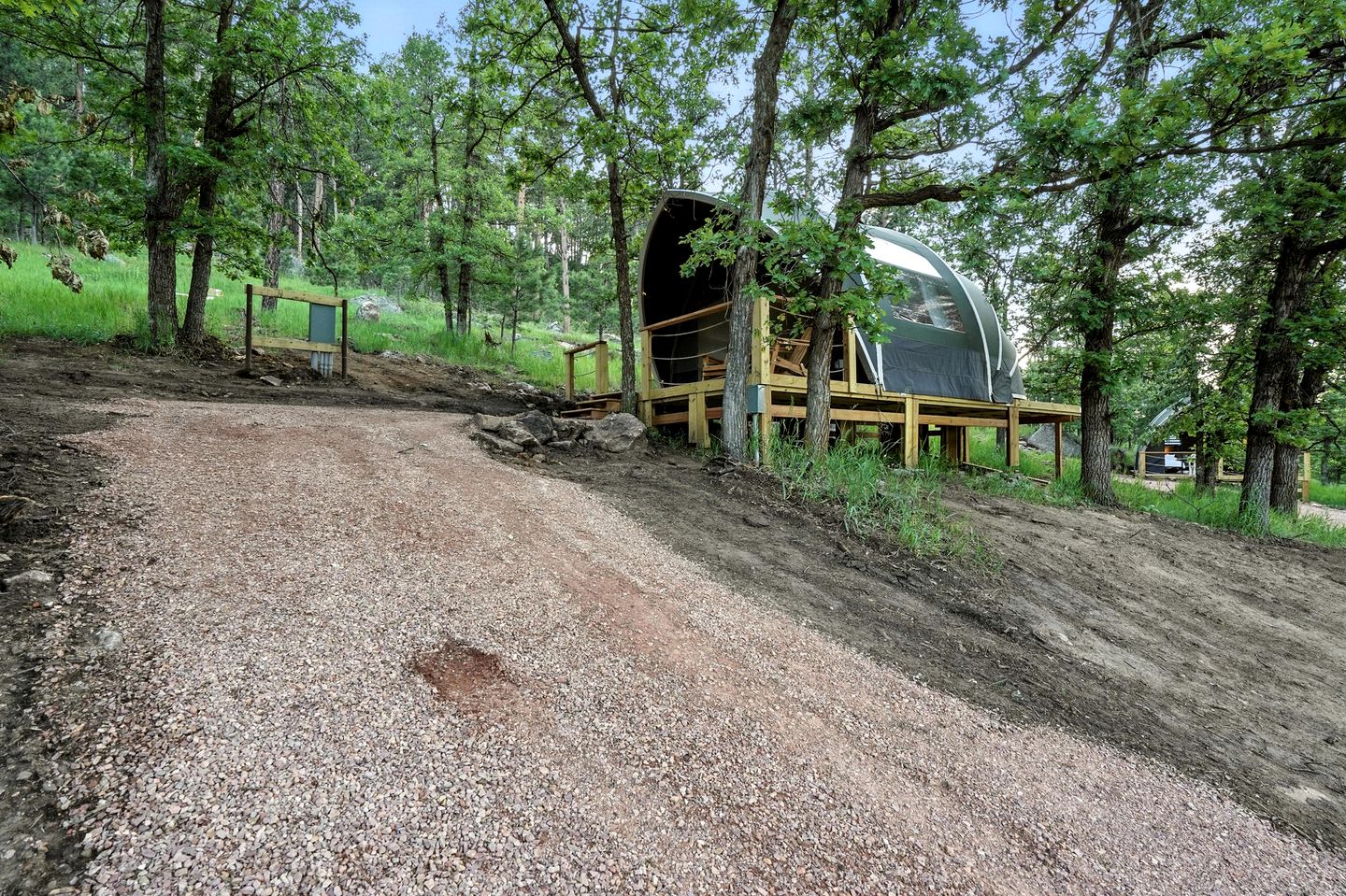Secluded Glamping Tent with Forest Trails near Mt. Rushmore in the Black Hills, South Dakota