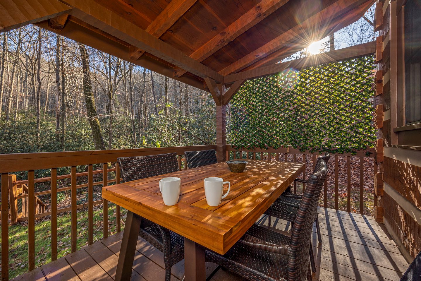 Rustic-Chic Tennessee Glamping Hideaway with Hot Tub in Cosby