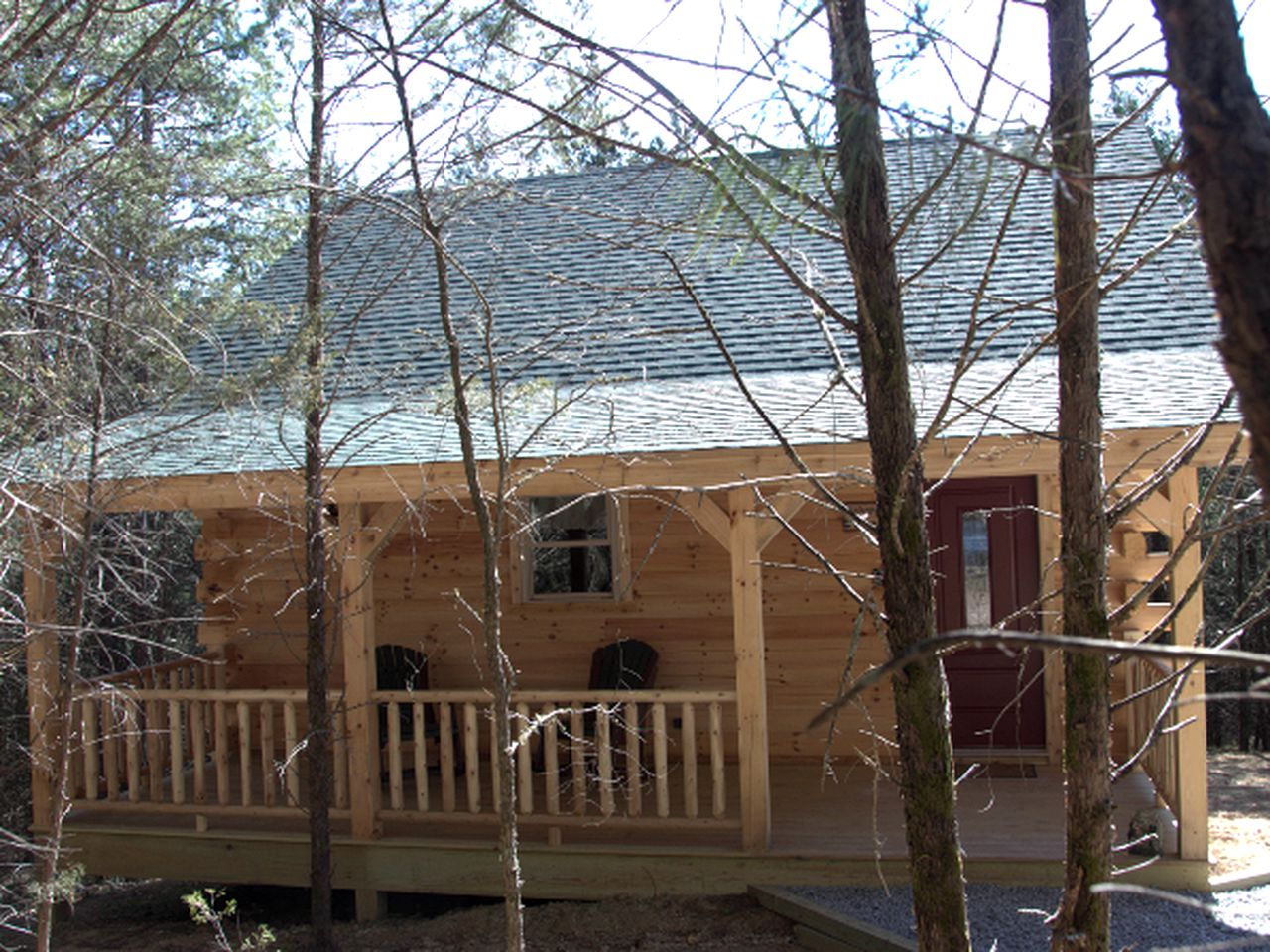 Woodland Cabin Rental near High Bridge Trail State Park in Prince Edward County, Virginia