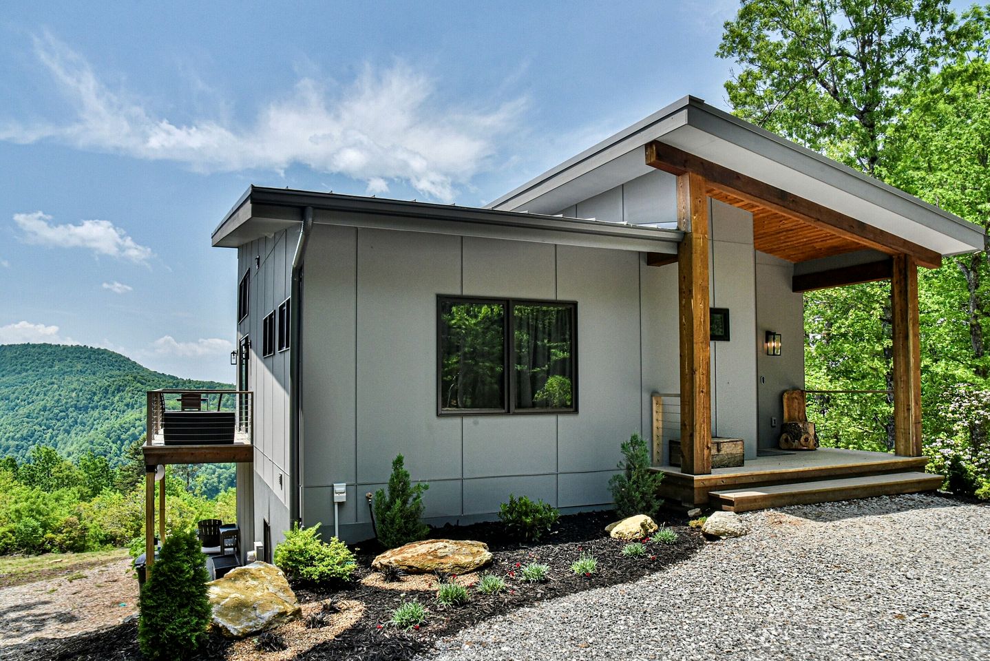 Stunning Modern Mountain Home with Wrap-Around Deck and Million-Dollar Views Near Downtown Black Mountain, NC