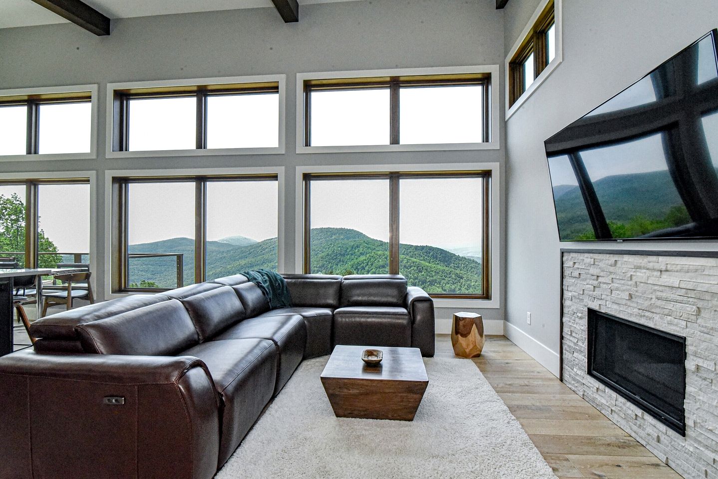Stunning Modern Mountain Home with Wrap-Around Deck and Million-Dollar Views Near Downtown Black Mountain, NC