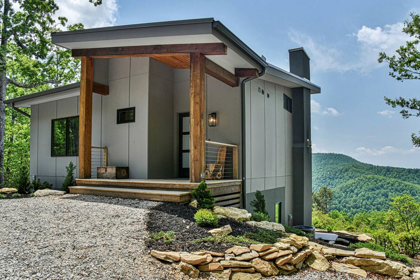 Stunning Modern Mountain Home with Wrap-Around Deck and Million-Dollar Views Near Downtown Black Mountain, NC