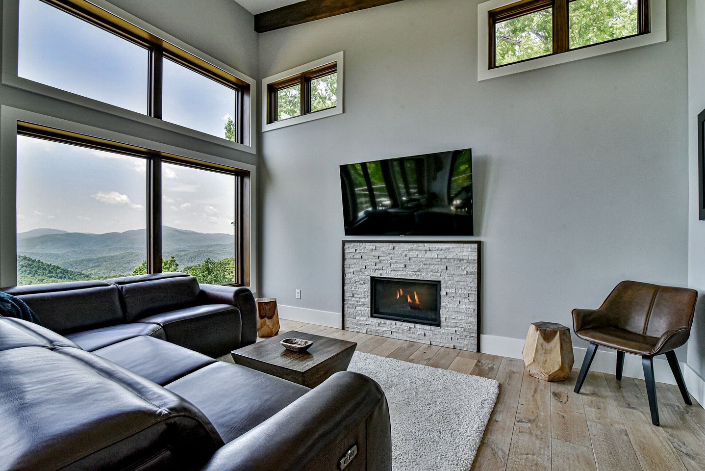 Stunning Modern Mountain Home with Wrap-Around Deck and Million-Dollar Views Near Downtown Black Mountain, NC