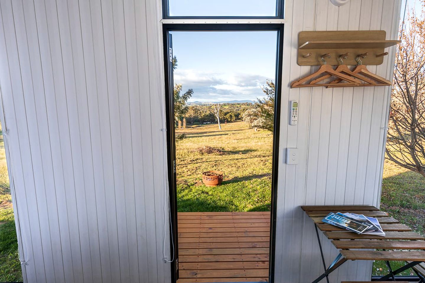 Private Tiny House with Views into the High Country and Lake Hume in New South Wales, Australia