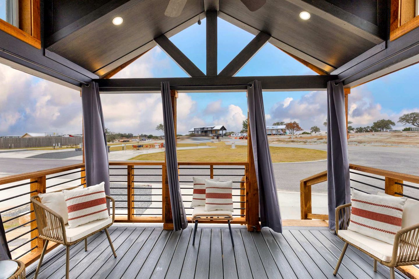 Inviting Tiny Home Retreat with Resort-Style Amenities Near Fredericksburg, TX