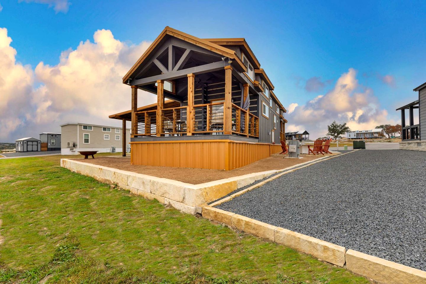 Inviting Tiny Home Retreat with Resort-Style Amenities Near Fredericksburg, TX