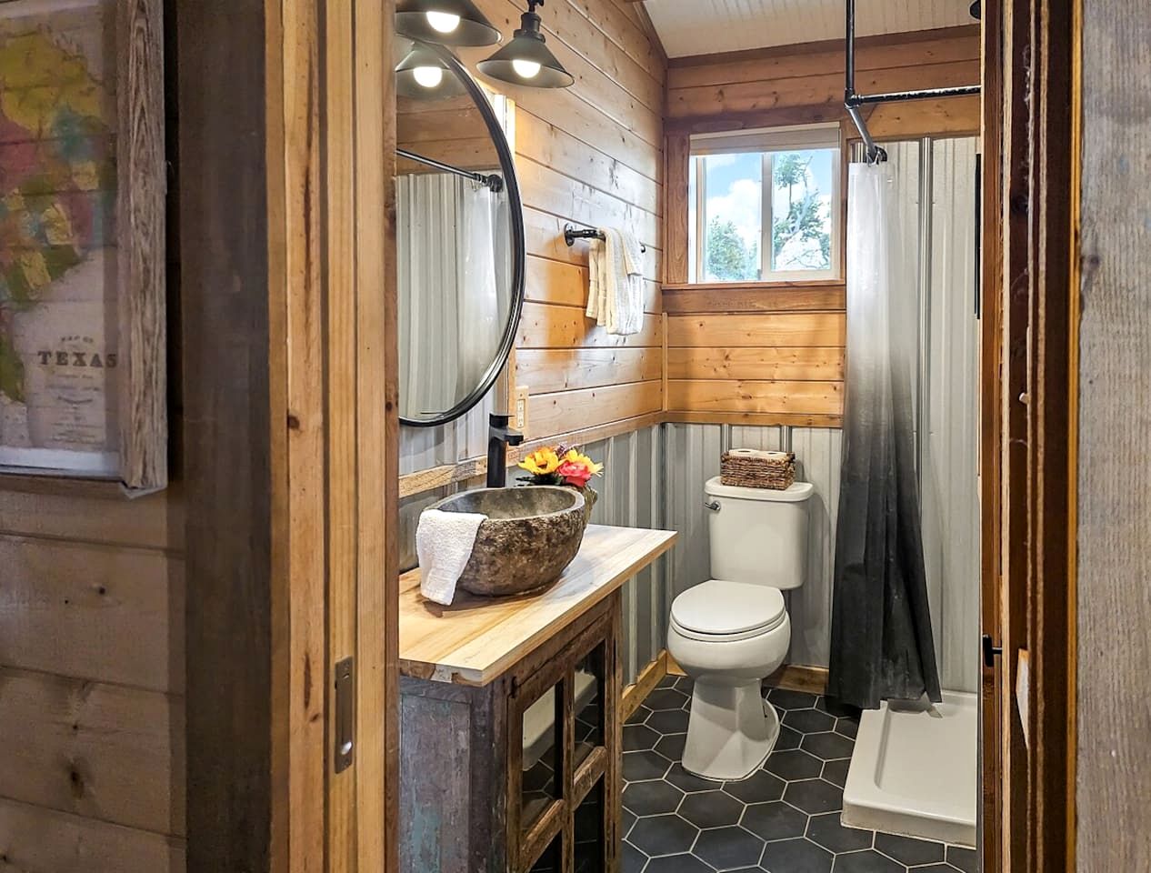 Rustic-Chic Hill Country Retreat with Stargazing Deck & Tank Pool near Fredericksburg, Texas