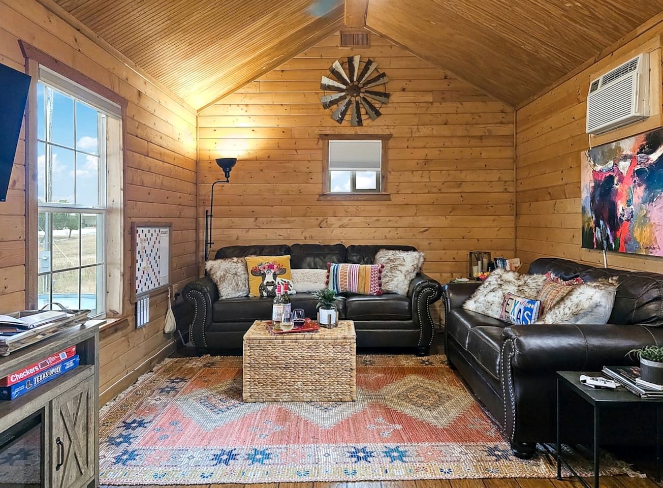 Rustic-Chic Hill Country Retreat with Stargazing Deck & Tank Pool near Fredericksburg, Texas