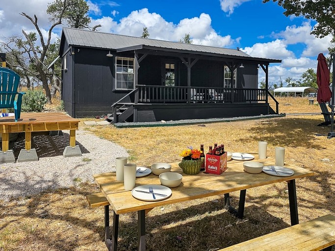Rustic-Chic Hill Country Retreat with Stargazing Deck & Tank Pool near Fredericksburg, Texas