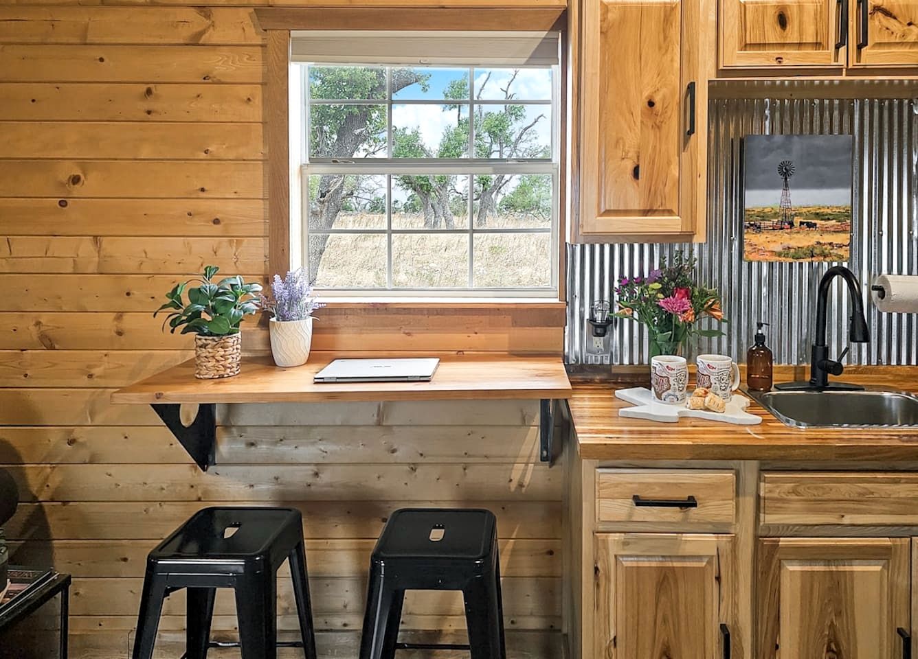 Rustic-Chic Hill Country Retreat with Stargazing Deck & Tank Pool near Fredericksburg, Texas