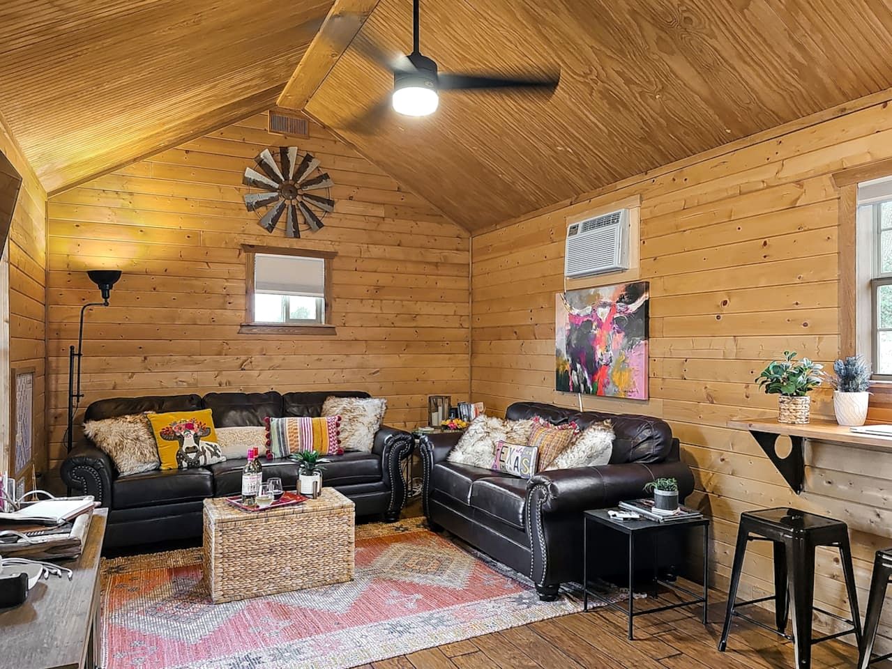 Rustic-Chic Hill Country Retreat with Stargazing Deck & Tank Pool near Fredericksburg, Texas