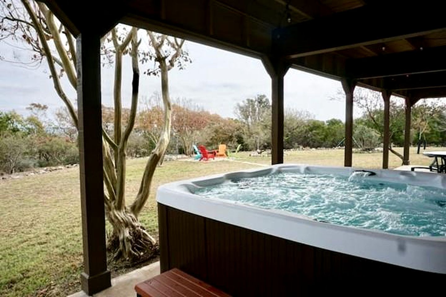 Stunning Modern Cottage with Spa and Outdoor Living Space in Fredericksburg, Texas