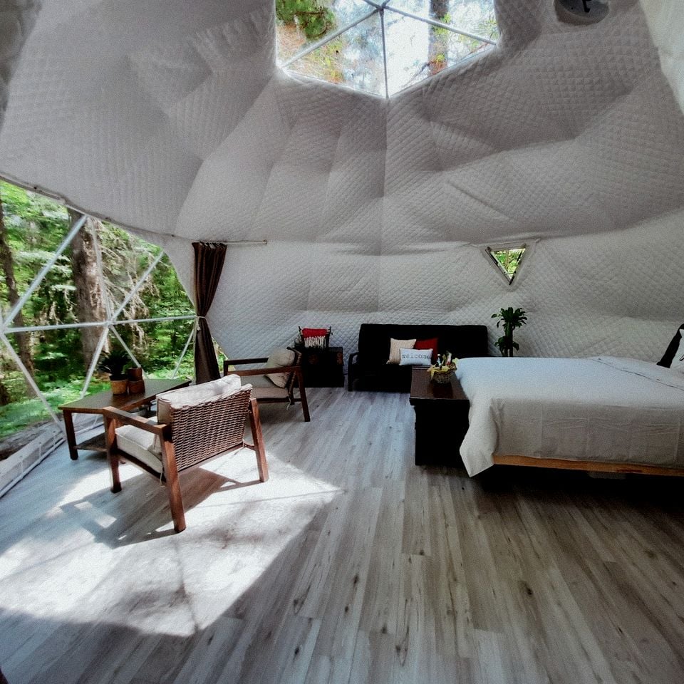 Fantastic Dome Nestled Amidst Trees and Barbecue Provided in Petawawa, Ontario