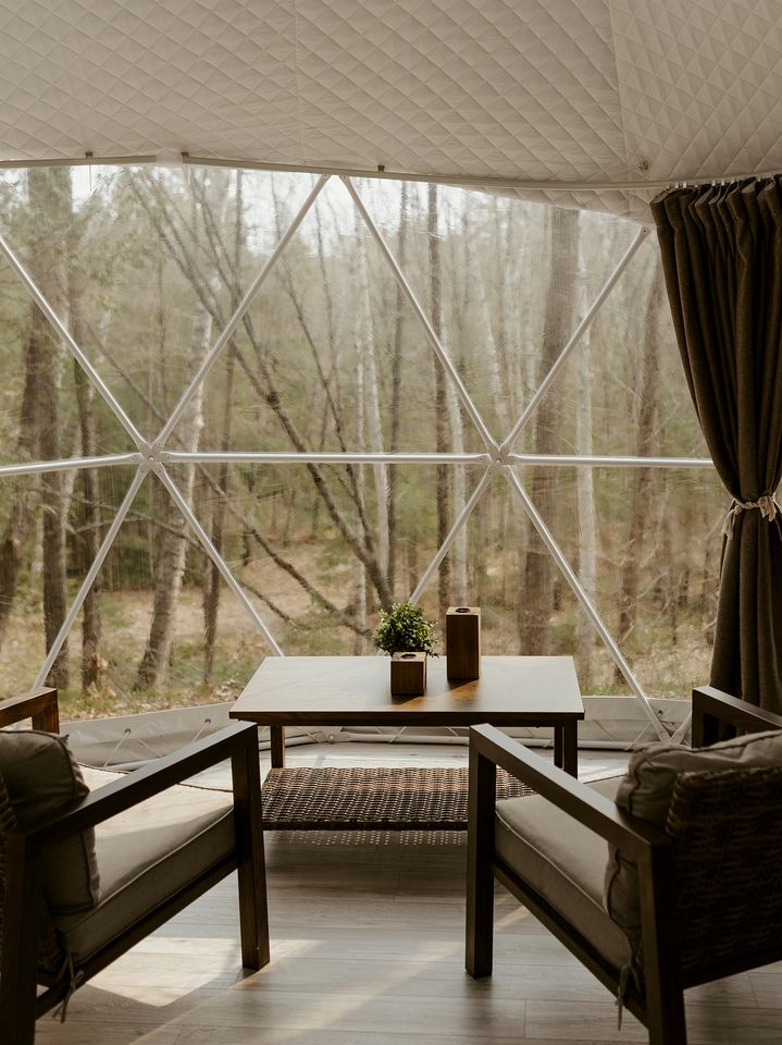 Fantastic Dome Nestled Amidst Trees and Barbecue Provided in Petawawa, Ontario