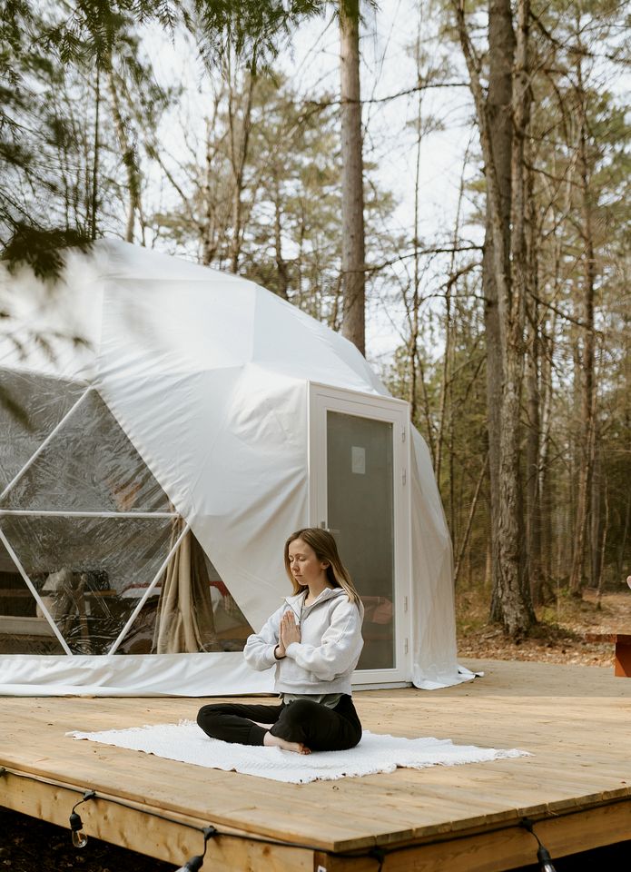 Fantastic Dome Nestled Amidst Trees and Barbecue Provided in Petawawa, Ontario
