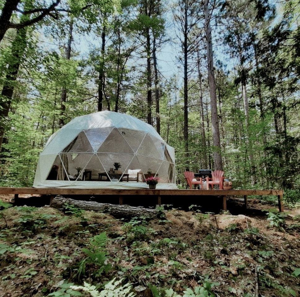 Fantastic Dome Nestled Amidst Trees and Barbecue Provided in Petawawa, Ontario
