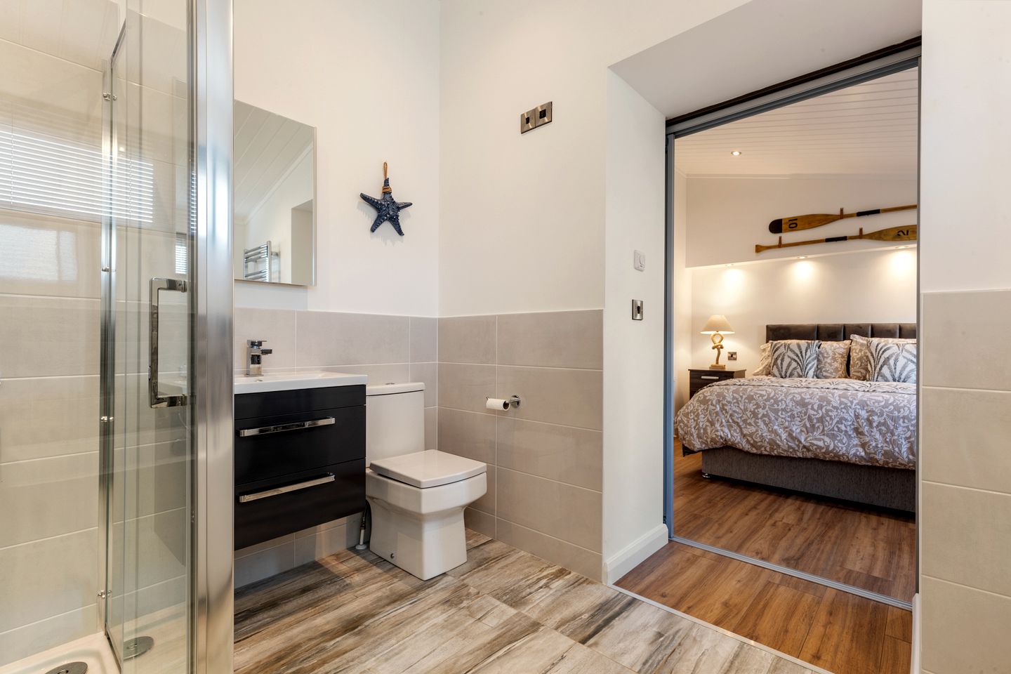 Stylish Coastal Lodge with Private Hot Tub near Tenby, Pembrokeshire