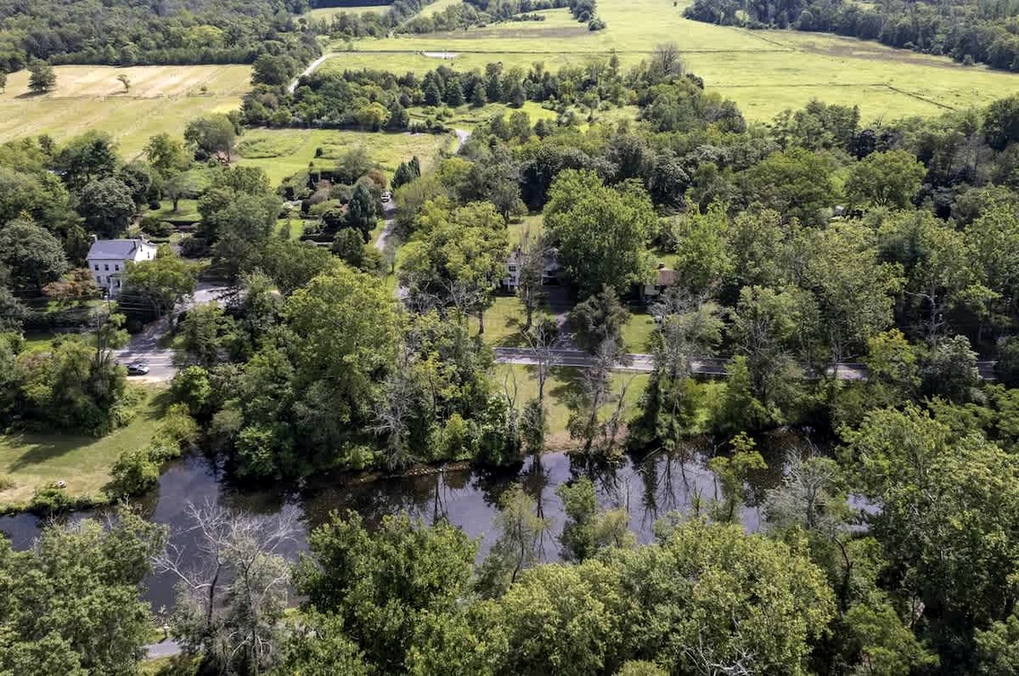 Charming Historic Canalfront Home with Orchard & Antique Games near Princeton in Heathcote, New Jersey