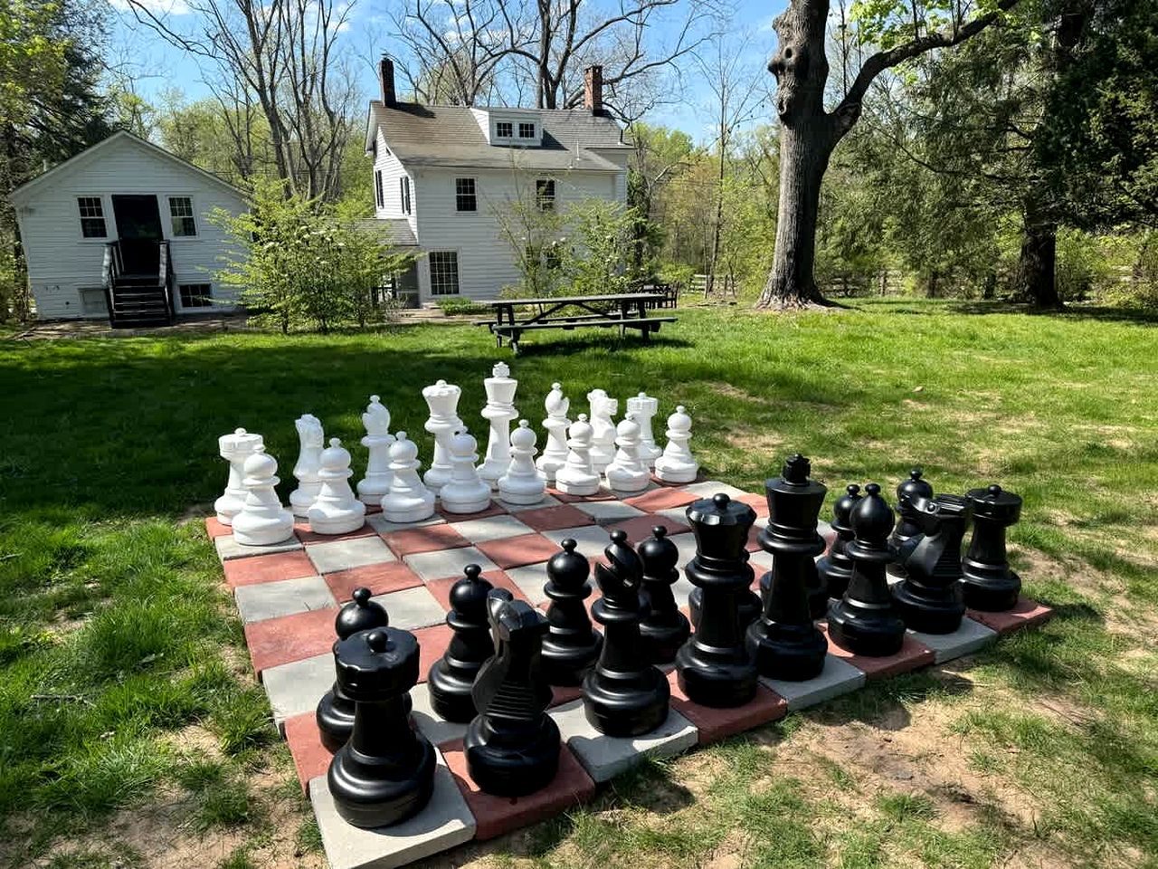 Charming Historic Canalfront Home with Orchard & Antique Games near Princeton in Heathcote, New Jersey
