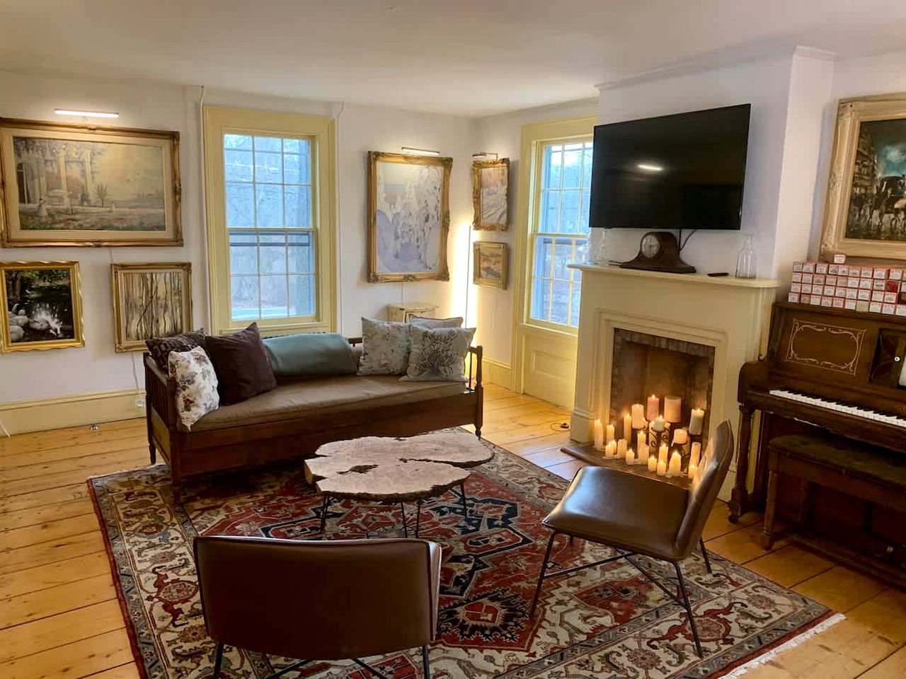 Charming Historic Canalfront Home with Orchard & Antique Games near Princeton in Heathcote, New Jersey