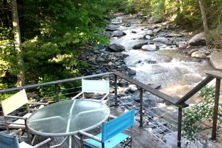 Historic Mill Turned Waterfront Luxury Rental in Woodstock, New York