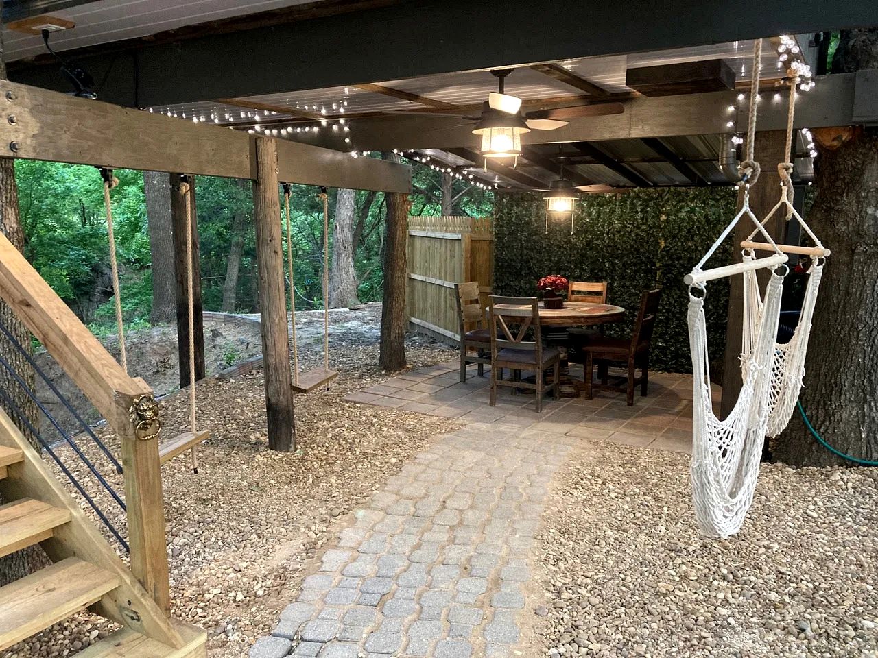 Magical Treehouse Retreat with Creek Views near Forestburg Forest in Forestburg, Texas