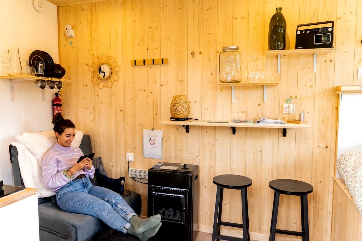 Secluded Sustainable Tiny House Amid Wooded Hills, Near Le Luc in Var, France