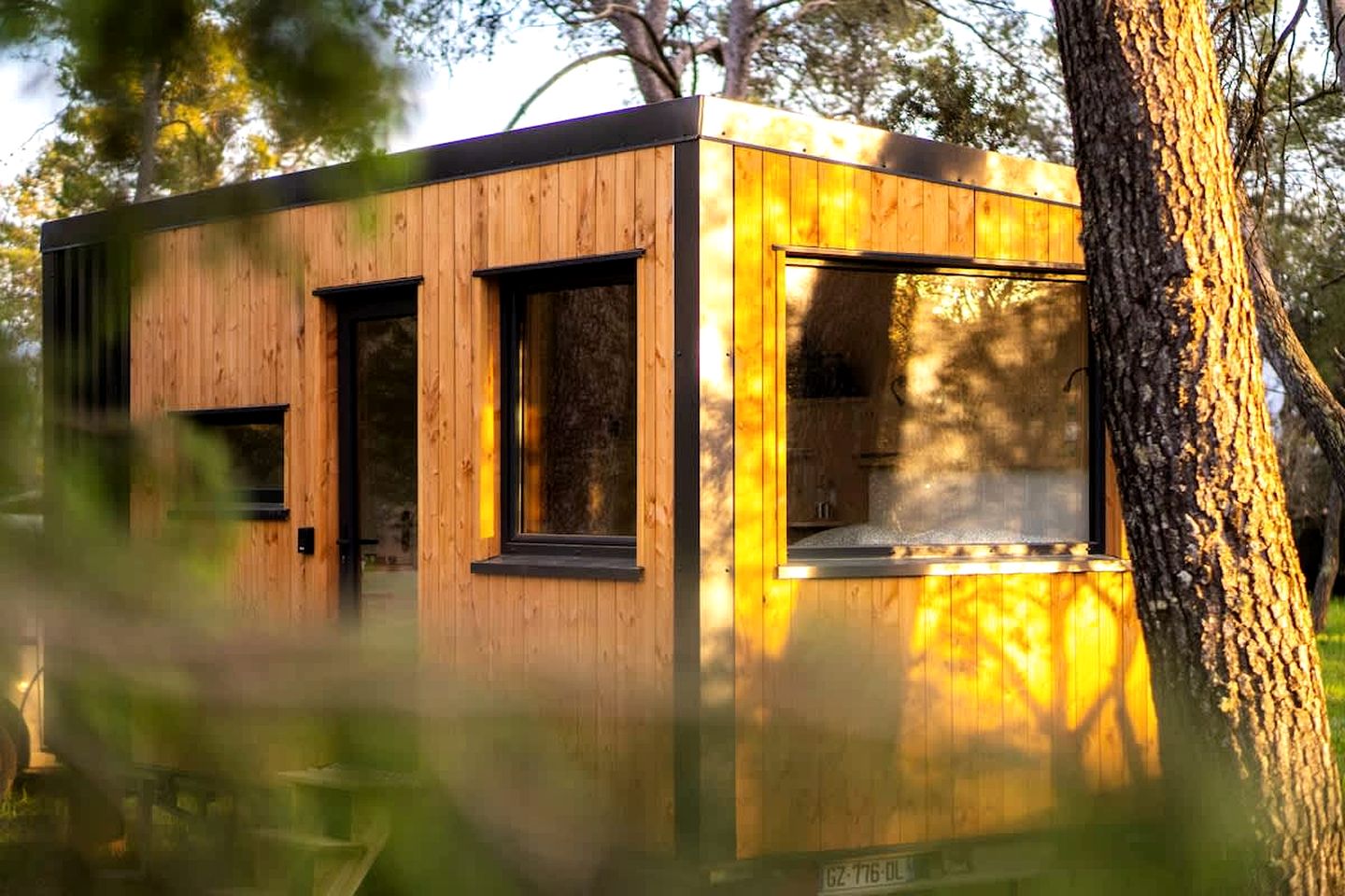 Secluded Sustainable Tiny House Amid Wooded Hills, Near Le Luc in Var, France