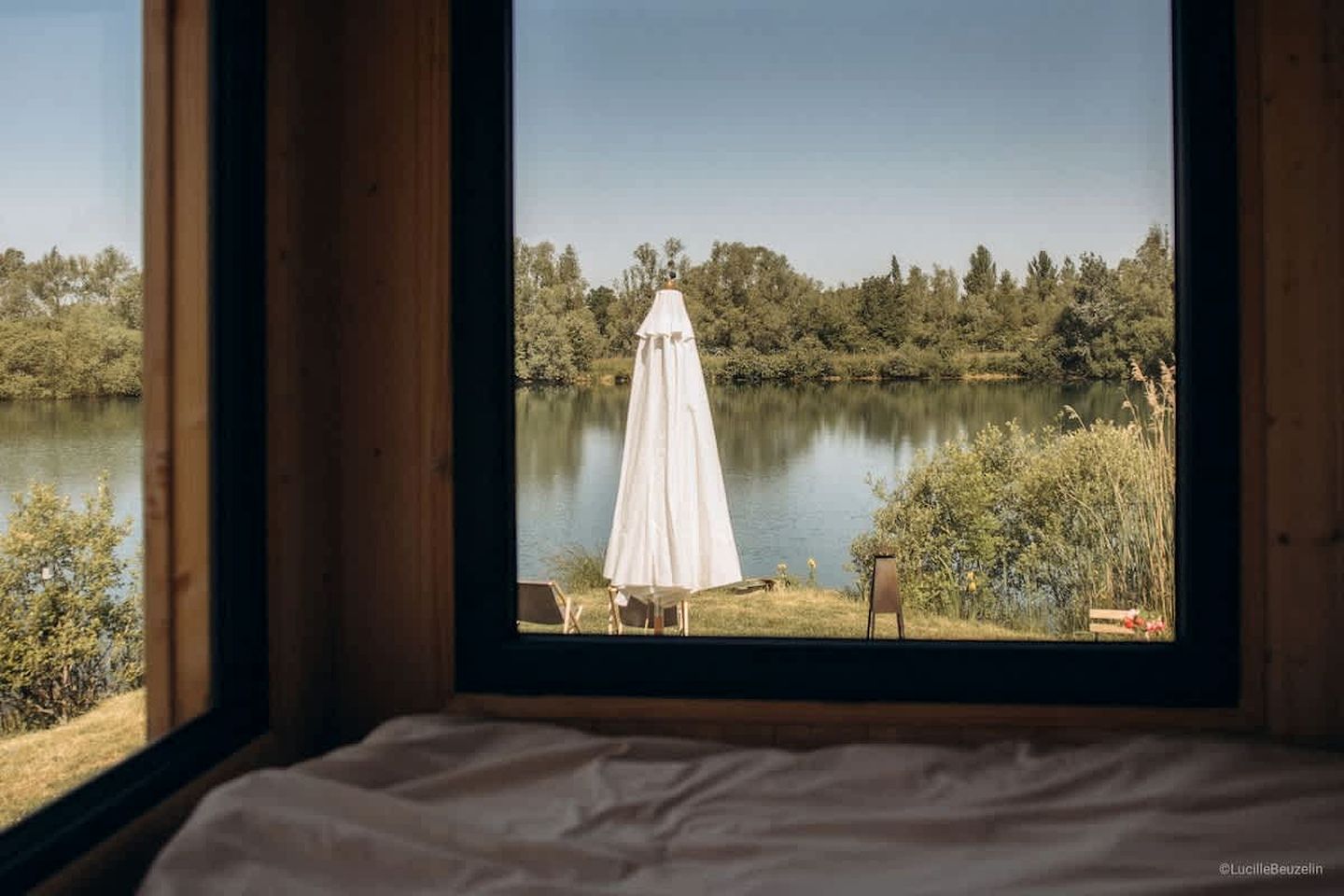 Idyllic Off-Grid Pondside Eco-Retreat with Swimming Pond, Close to Villeneuve-la-Guyard, France