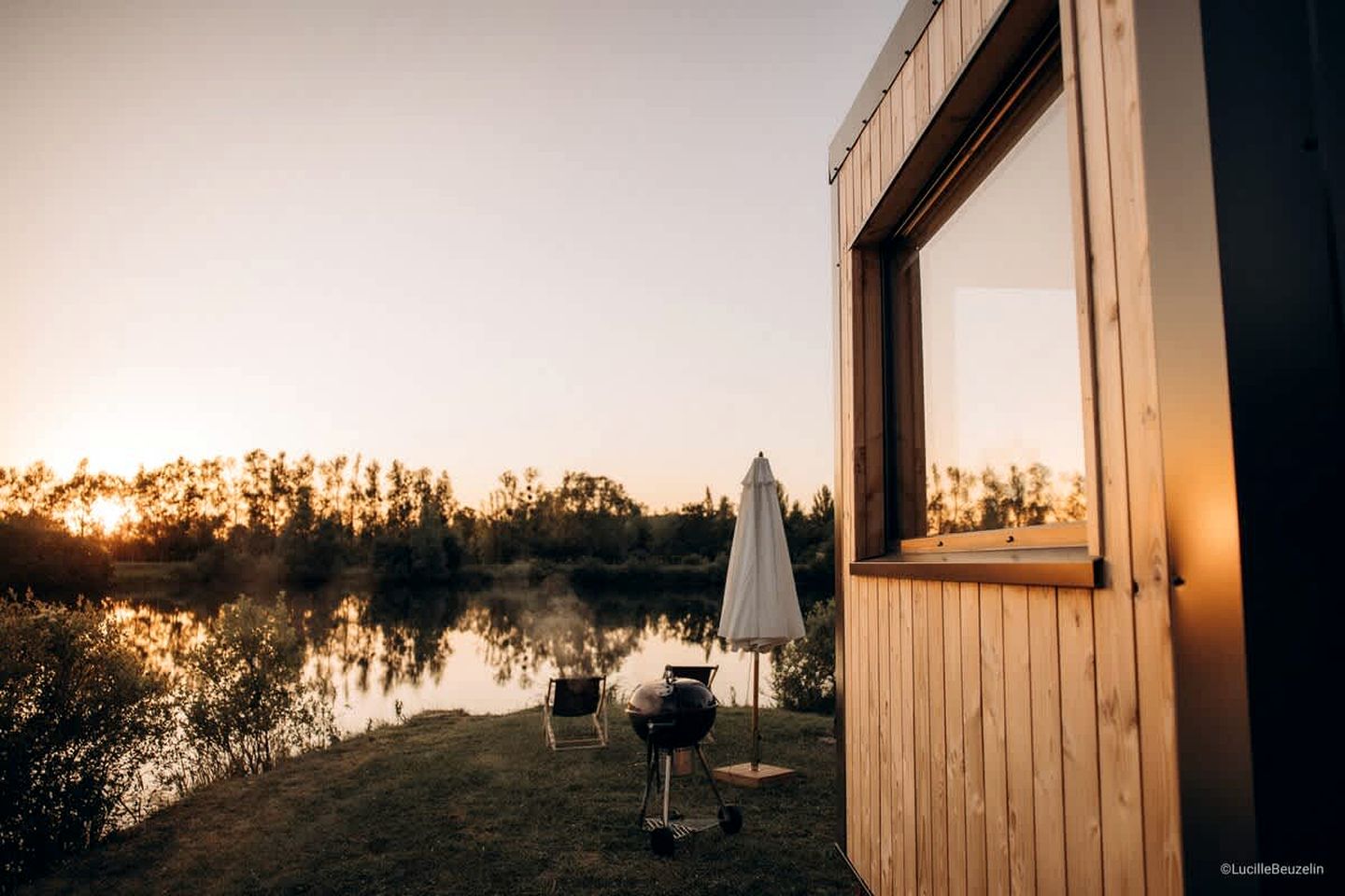 Idyllic Off-Grid Pondside Eco-Retreat with Swimming Pond, Close to Villeneuve-la-Guyard, France
