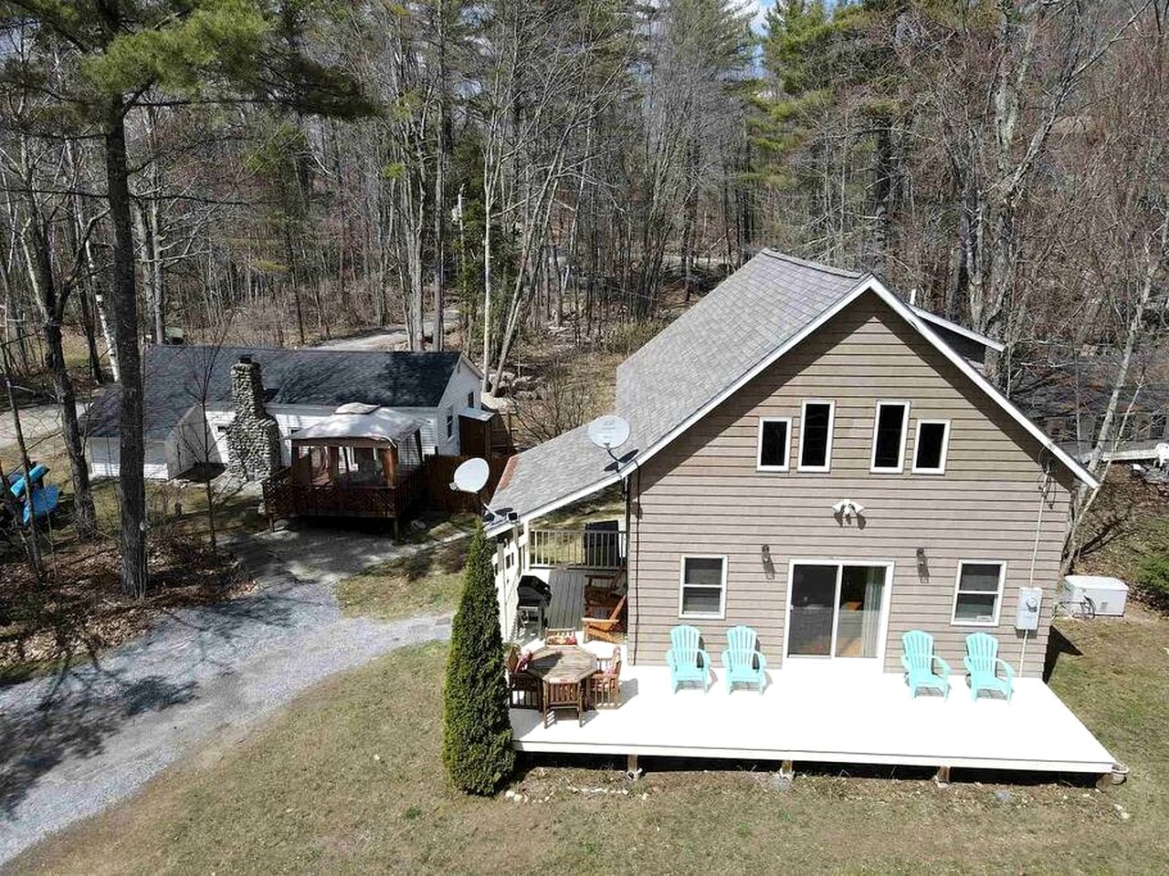 Two Beautiful Cabins Next to the Water at Rockybound Pond for a Wonderful Outdoor Family Vacation in Croydon, New Hampshire