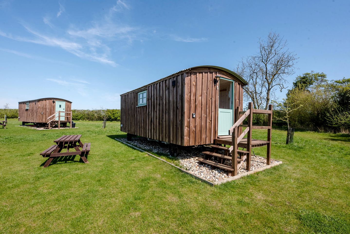 Farm Glamping Holiday in a Shepherd's Hut, Ideal to Explore Framlingham