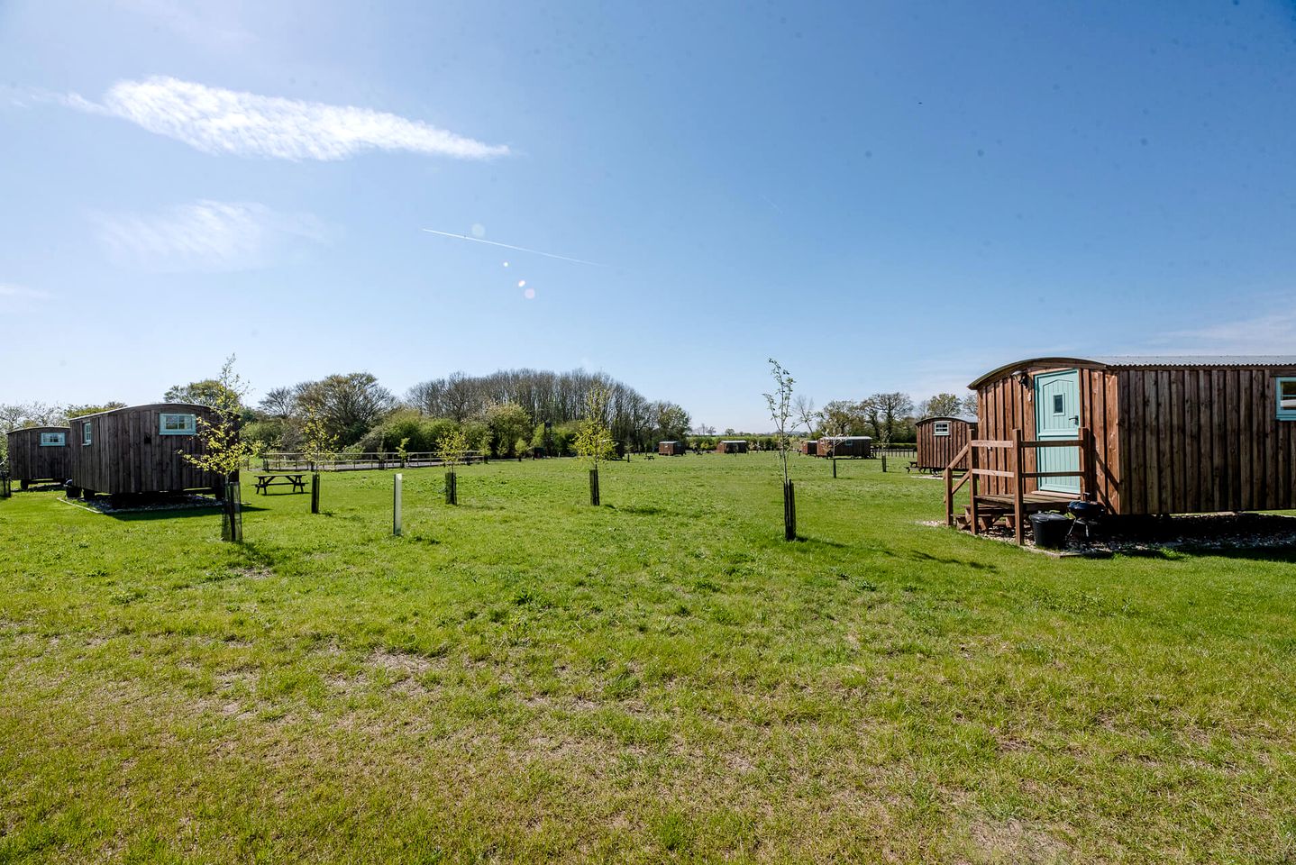 Couples or Family Glamping in a Suffolk Shepherd Hut